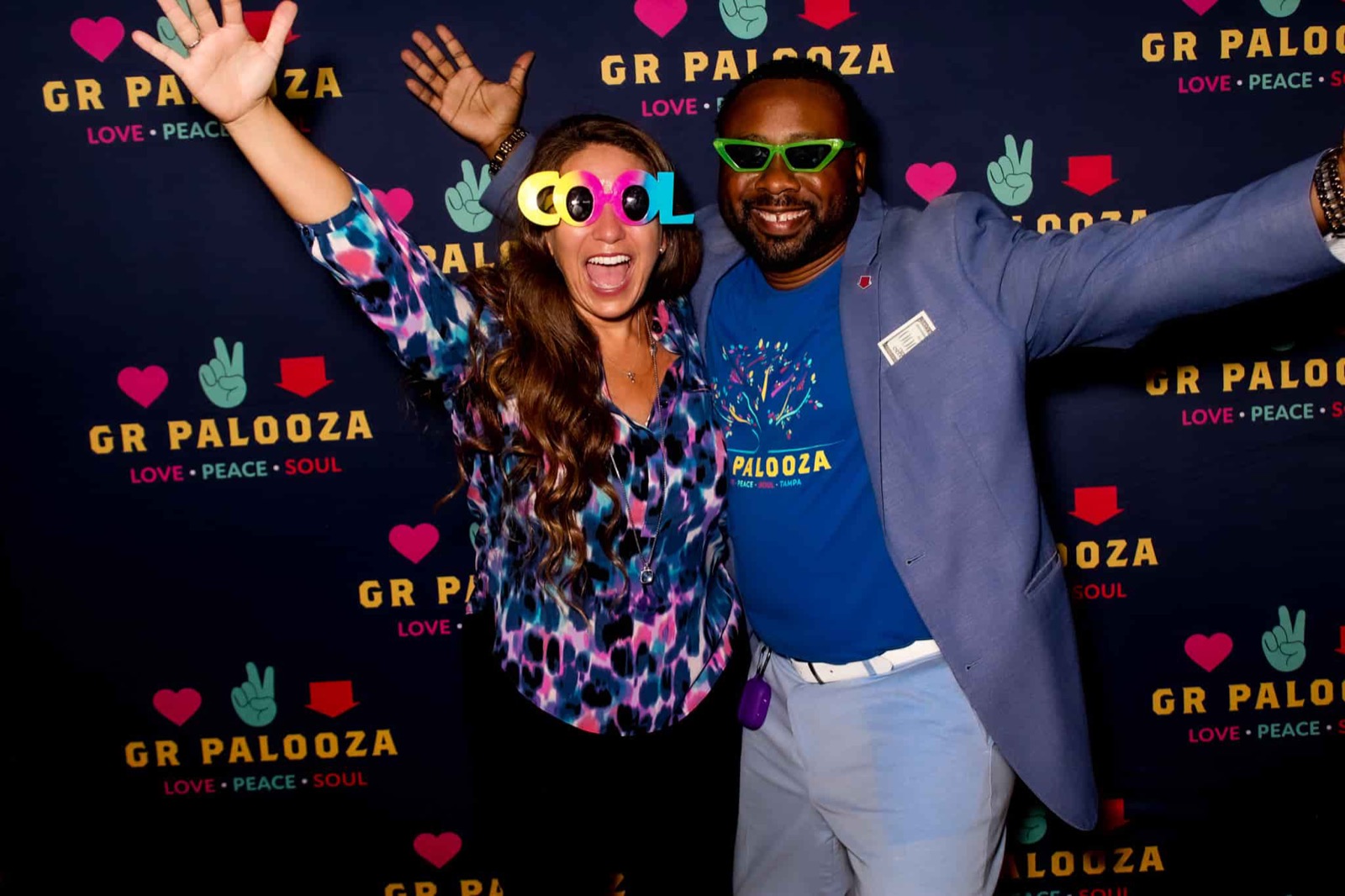 Branded interactive photo experience at a Connecticut corporate event
